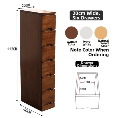 HENGDEMU | Simplistic Wooden Drawer Cabinet
