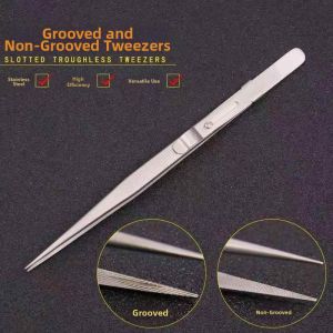Jiaxun | Jewelry Diamond Slotting Elastic Stainless Steel Tweezers