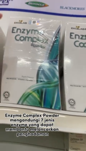 Excelab Enzyme Complex Powder 30s (Box) Indigestion Problem (Apple Flavour)