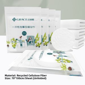 Disposable Facial Towels Compressed Towels Womens Candy Grain Dry Wet Dual Purpose Compression Bath Towel Home Travel Use