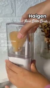 Pony Silicone bottle brush portable bottle brush set for baby specific bottle cleaning and scrubbing bottle storage