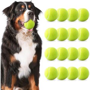 7Q Tennis Balls For Dogs 2-Inch Size Interactive Dog Toys Compatible With Most Automatic Ball Launchers Idea For Small Dogs