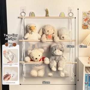 AOQILA | Wall Hanging Stuffed Toy Organizer