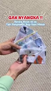 Sleber Bayi BY-704 Bib Segitiga MPASI Slaber Tatakan Celemek Air Liur Susu Makan Slaber Single Layer Slaber Double Layer Celemek Bayi