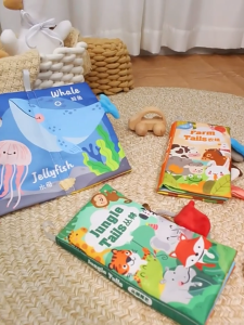NIKO Baby Soft Cloth Book Early Educational Toys Baby Rustle Sound Toys Baby Busy Book