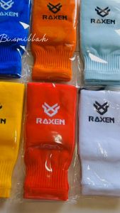SATU Paket Kaos Kaki Sambung Olahraga Bola Futsal Bahan Nilon Dan Kaos Kaki Pendek Bahan Spandek