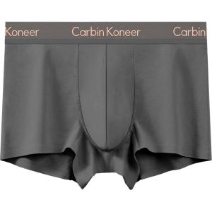 CarbinKoneer | CarbinKoneer Mens Cotton Underwear Breathable Antibacterial Boxer Shorts Comfortable Mid Waist Design Youth Suitable