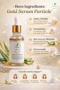 serum gold particle rci skincare anti aging racikan ijo BPOM serum gold particle untuk flek membandel