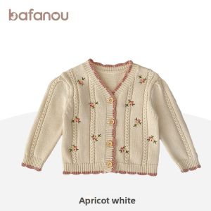 BAFANOU | Cotton Baby Girls Cardigan Sweater