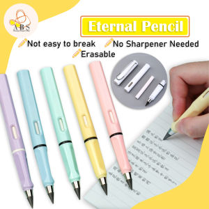 ABS FREE ERASER Eternal Pencil Permanent Erasable No Need Sharpening Writing Drawing Sketch Tools For School Office Pensil Melukis Pemadam Tidak Tumpul