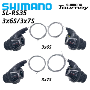 SHIMANO | Shimano RS35 Tourney SL-RS35 Revoshift Bike Twist Shifter Lever 3S 6S 7S 3*6S 3*7S 18S 21S Bicycle Comb RS35 as RS31 RS36