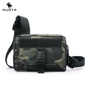 AUOTE Mens Chest Bag Fashion Cross-Body Bag Outdoor Waterproof Shoulder Bag Camouflage Sports Bag Large Capacity Bag For Men