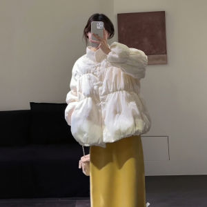 XUECAIQI | Warm Thickened Traditional Chinese Style Womens Coat and Skirt Set