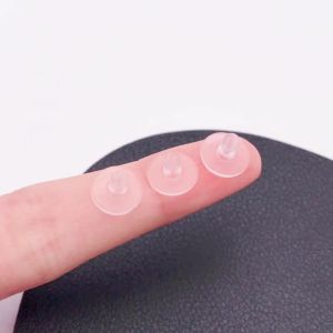 Nút Bịt Tai Silicon 100/300/500 Chiếc Trong Suốt Khóa Cài Khuyên Tai Thoải Mái Cho Nữ Và Bé Gái Phụ Kiện Trang Sức