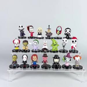 Bandai | 10pcs-20pcs Christmas Eve Scary Jack Skellington Doll Handmade Halloween Car Ornament Gift