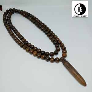 kalung tasbih kayu tengsek sulaiman h414