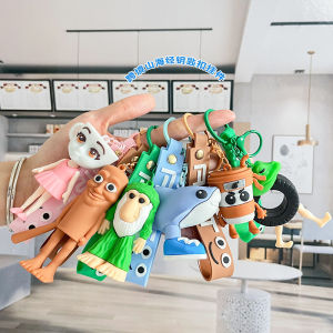 New Italian Brainrot Animals Keychains for Accessories Funny Sigma Skibidi Rizz Cat Silly Meme Keyrings Fans Friends Gifts