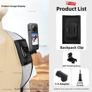 YOOCUANG | First Person View Recording Backpack Clip Phone Mount