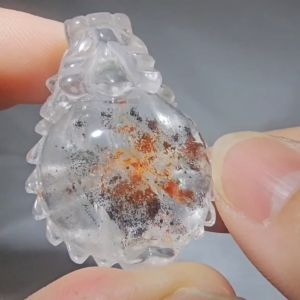 幽灵龙龟/Lodolite Quartz Dragon Tortoise /Divine Beast Ornament ‧ Dragon Turtle Carving / Lodolite Quartz Dragon Turtle