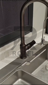 ROZEL Alas Pengering Wastafel Silikon Tatakan Wastafel Tahan Air Alas Pelindung Keran Air Untuk Dapur