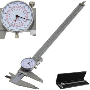 Dial caliper Metric/INCH 6in 8in 12inch Standard Dual Hand Reading scale Precision Industry Stainless Steel Vernier Caliper