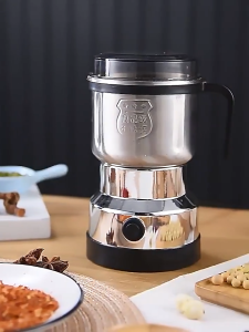 [SG Spot] 2024 New stainless steel electric mixer high-power multi-functional spice coffee bean grain rice grinder Fast grinding dry grinder British plug