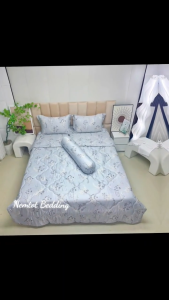 🌇SIÊU ĐẸP🌇 Bộ Ga Gối Lụa Lyocell Viscose Thoáng Mát Mềm Mịn Chăn Chần Bông Cao Cấp _ Nemtot Bedding