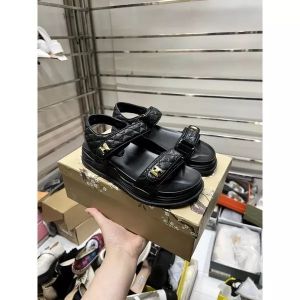 Sandal nữ tag H dép quai hậu hàng QC fullbox kèm video quay thật Ana QC