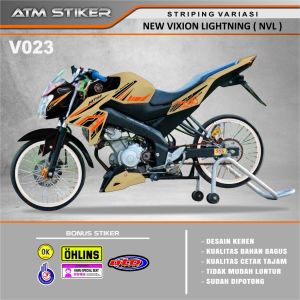 Stiker Striping Variasi New Vixion Lightning NVL