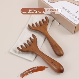 Brainbow | Massage Scalp Massager Promotes Blood Circulation Natural Sandalwood