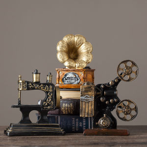 Tượng Mô Hình Máy Bầu Cua Vintage