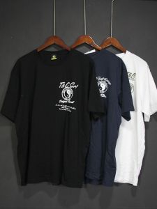 Export Daily Order Men Summer Pure Cotton Oversized Loose-Fitting Pattern Print Short Sleeve Half Sleeve T-shirt round Neck Breathable Tops