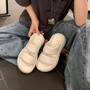 WANGGONGZHU | Comfortable Flat Bottom Princess Slippers Womens Summer Outdoor Sandals Anti-Slip Soft Sole Platform Flats Slip-On Shoes