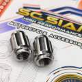 SC SIAM STAINLESS TIRE / PITO CAP COVER CNC UNIVERSAL / WHEEL ACCESSORIES / MOTOR PARTS. 