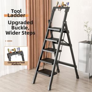 Foldable Thickening Extendable Multifunctional A-Frame Ladder