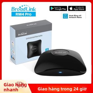 Điều Khiển Từ Xa Thông Minh Broadlink RM4 Pro IR RF Wifi Tự Động Hóa Nhà Thông Minh Đa Năng Hoạt Động Với Alexa Và Google Assistant