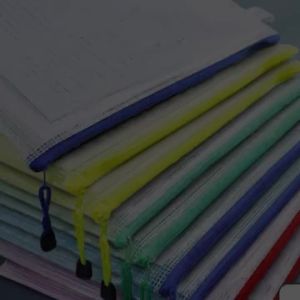 [HCM] Túi Tập Tin Túi Lưới A4 Trong Suốt Dày Tập Tin Dây Kéo Túi Thông Tin Túi Biên Nhận Túi Văn Phòng -Hesede