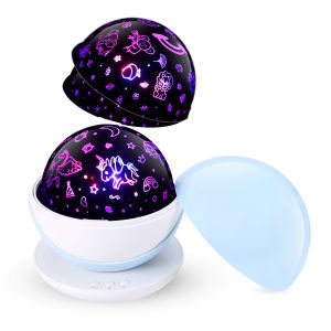 Brifit Starry Projector Light LED Projector Childrens Night Light Starry Light Unicorn Night Light & Cosmic Night Light & Animal World Night Light USB Powered 360° Rotation Bedroom Light Childrens Toddler Gift