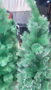 Pohon Natal 90cm 3 Kaki Pohon Cemara Pohon Pinus Salju Emas Gold Ukuran 90 Cm Bahan Plastik Dekorasi Natal Rumah Artificial Hiasan Natal SPM