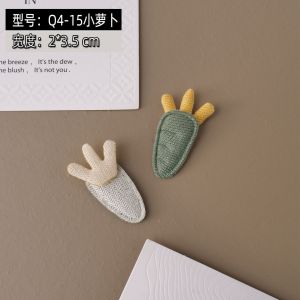 Cute Little Carrot Fabric Patch Hand Sewn Sweater Hole DIY Materials Childrens Clothes Patches Knittedwear Repair Stickers