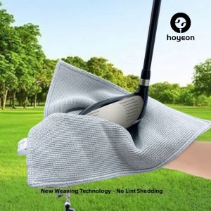 Stretchable Cleaning Microfiber Golf Towel with Hook