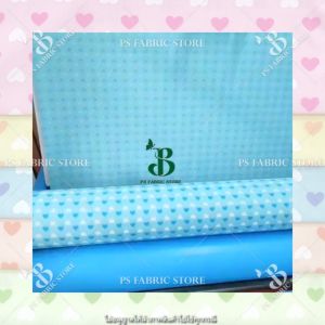 ลายหัวใจ COTTON TC ผ้าคอตตอนผสม ตัดยาวต่อเนื่อง