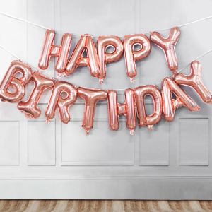 13pcs/set Birthday Balloon Blue Black Aluminium Foil HAPPY BIRTHDAY Letter Balloons Birthday Party Decor Home Party DIY Supplies
