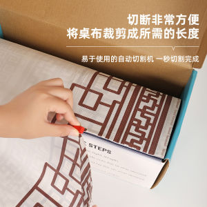 Disposable Stone Plastic Tablecloth 137 Width Length Customizable Cut Outdoor Picnic Camping Party Tablecloth Hotel Restaurant