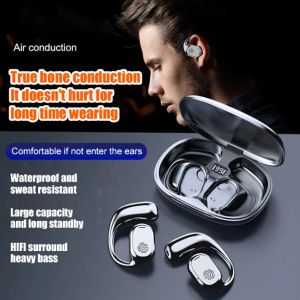 Bluetooth headset without feeling wearing with super long battery life
