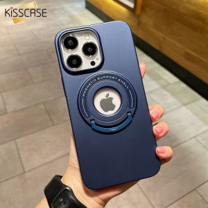 【Invisible Magsafe Bracket】KISSCASE Luxury Magsafe Case For iphone 15 Pro Max 15Plus 14 13 12 With Mobile Phone Holder Hide Stand Hard Cover For Magsafe Wireless Charger