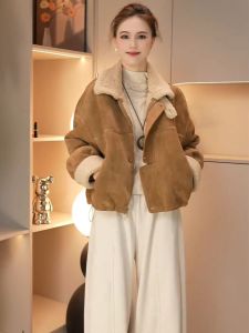 SHIMO | Warm Wool Coat for Women Autumn Winter Loose Fit