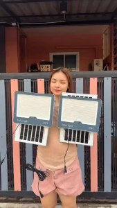 KKSKY โซล่าเซลล์ 1 แถม 1 โซล่าเซลล์100000wแท้ โซล่าเซลล์ ไฟโซล่าเซลล์ 50000W 500000W 800000W solar light กันน้ำ IP67 ไฟประดับสวน แสงสีขาว สว่างทั้งคืน