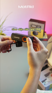 Camera Hành Trình Xe Máy MotRid MD11 Ghi Hình 2K Chống Nước IP65 G-Sensor Kết Nối Wifi