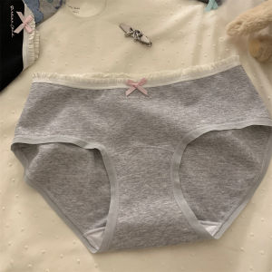 Pure Cotton Womens Underwear Comfortable Soft Skin-Friendly Seamless Mid-Waist Antibacterial Triangle Shorts Panties